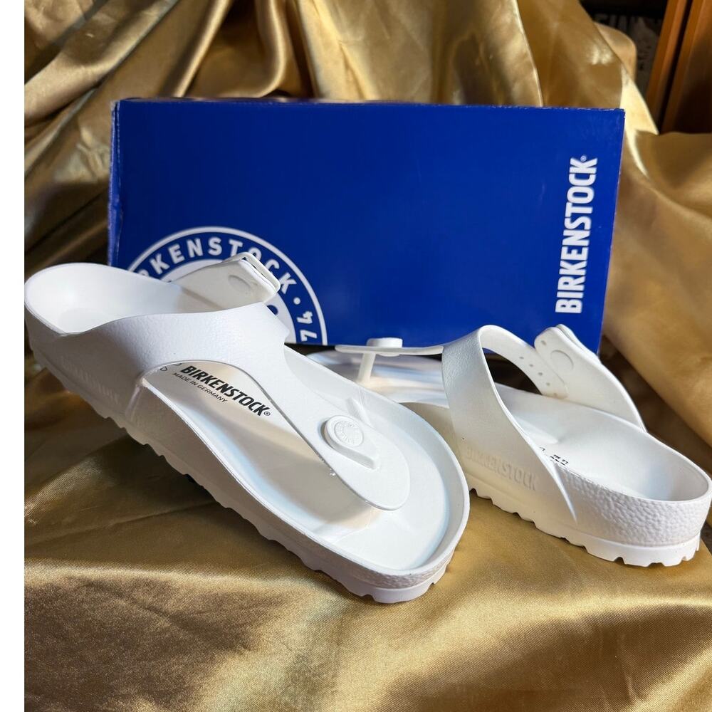 Birkenstock Gizeh Eva White Sandals 37 Waterproof Lightweight Outdoor Comfort